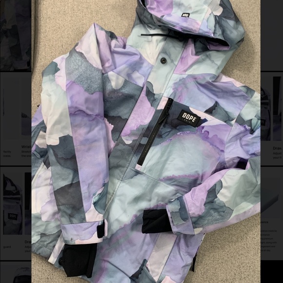 DOPE Blizzard W Full Zip Snowboard Jacket - M - Picture 2 of 13